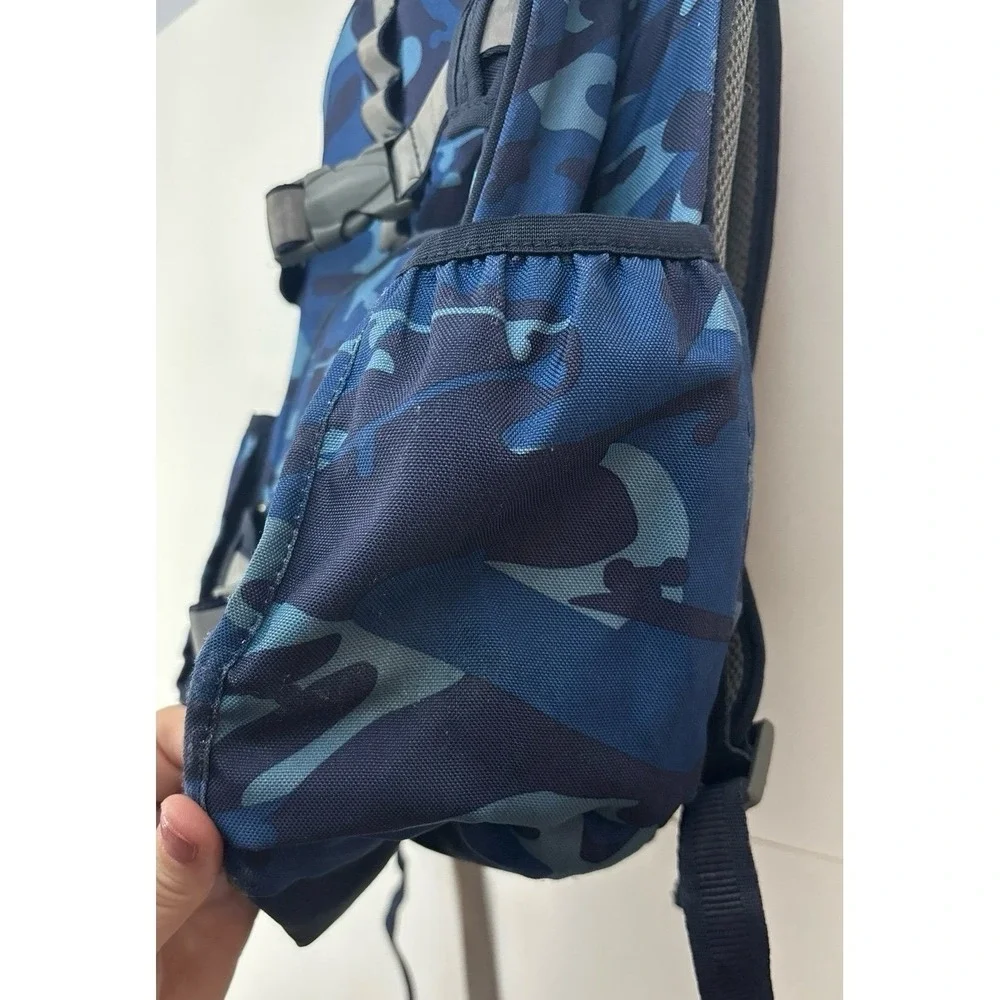 Pottery barn kids, blue camo backpack (16 inch)